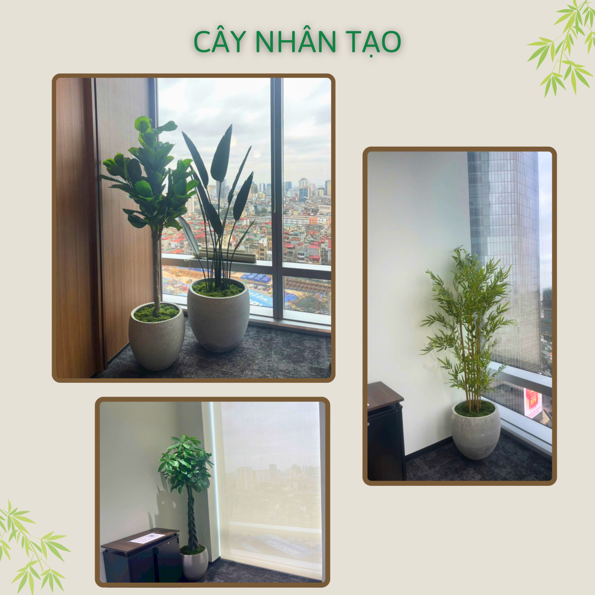 Tiểu cảnh, cây giả